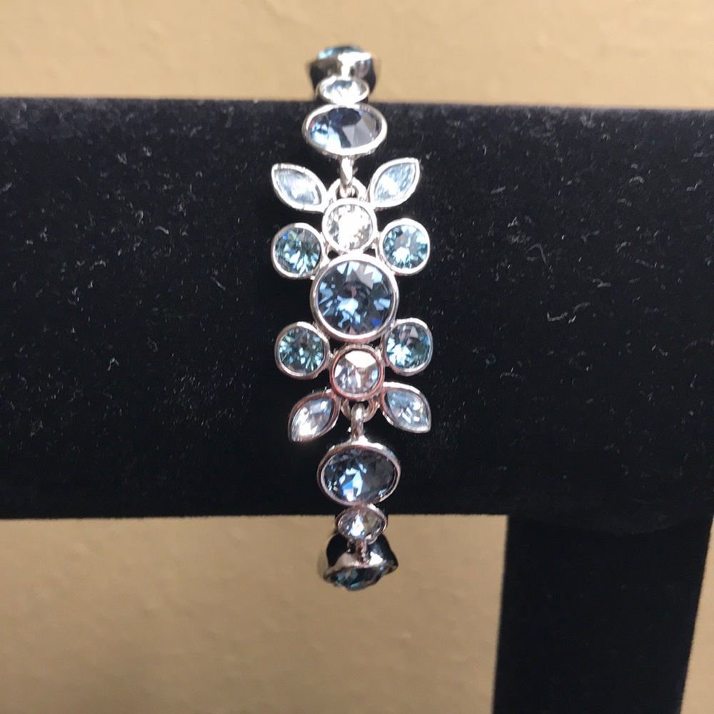Blue crystal bracelet